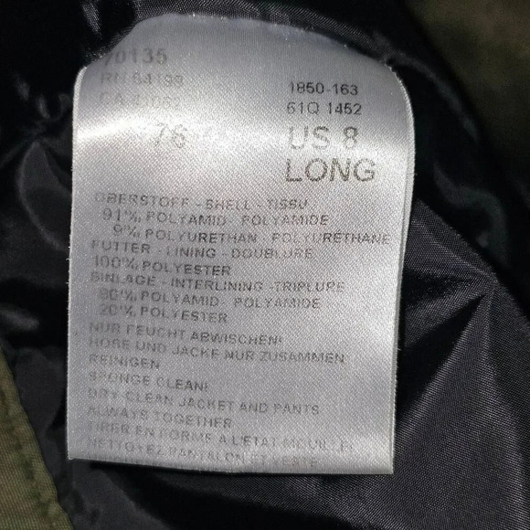 Bogner Womens Dark Olive‎ Green Ski Pants 8 Long - Picture 7 of 7